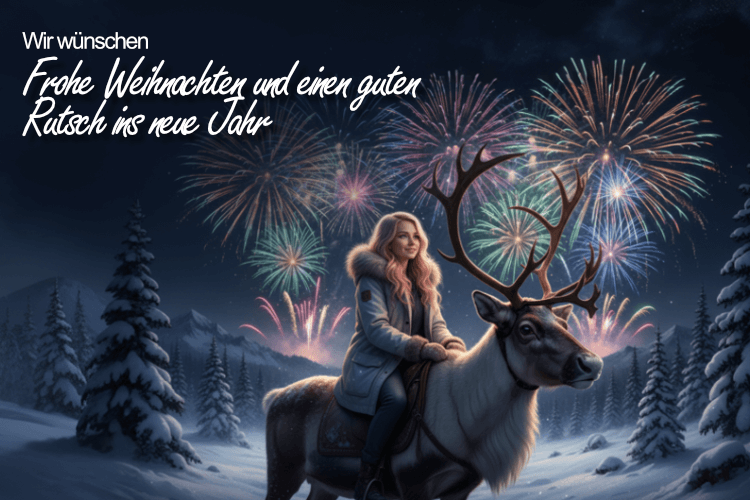 Frohe Weihnachten und einen guten Rutsch ins neue Jahr